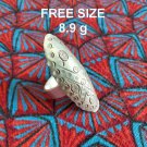 Fine Silver Rings 925 Argento Anello Vintage Jewelry Craft Artisan R641016