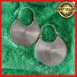 FINE SILVER EARRINGS 925 STERLING CRAFT VINTAGE TRIBAL BIG ROUND SPIRAL LOT1618