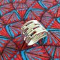 Fine Silver Rings 925 Argento Anello Vintage Jewelry Craft Artisan R641019