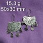 FINE SILVER EARRINGS 925 STERLING CRAFT VINTAGE FASHION JEWELRY DANGLE LOT1760