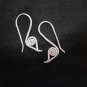 Fine Fashion Earrings Silver Spiral Spin Filigree drop Egyptian Collectible