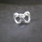 FINE SILVER RINGS 925 STERLING ADJUSTABLE FREE SIZE INFINITY HAMMER STYLES