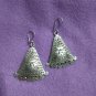 FINE SILVER EARRINGS 925 STERLING CRAFT VINTAGE FASHION JEWELRY DANGLE LOT1765