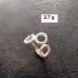 FINE SILVER RINGS 925 STERLING &atilde;�&ordf;&atilde;�&sup3;&atilde;�&deg; BAGUE MULTIPLE ROUND CIRCLE FASHION BAND