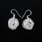 Fine Silver Earrings Ohrringe Schmuck Argento Wire weaves Ball Collectible