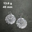 Fine Silver Earrings Sterling 925 Jewelry 13g lot19 Dangle BOHO Round 16