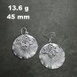 Fine Silver Earrings Sterling 925 Jewelry 13g lot19 Dangle BOHO Round 16
