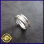 FINE SILVER RINGS 925 STERLING FASHION WHITE HANDCRAFT ART FREE SIZE ADJUSTABLE