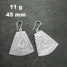Fine Silver Earrings Sterling 925 Jewelry 11g lot19 Dangle Tribal Charms 09