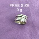 Fine Silver Rings 925 Sterling Solid Adjustable Free Size Vintage Fashion R78015