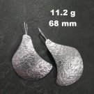 Fine Silver Earrings Sterling 925 Jewelry 11g lot19 Big Rock BOHO Stone 13