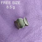 Fine Silver Rings 925 Sterling Solid Adjustable Free Size Vintage Fashion R78043