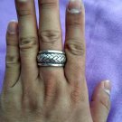 Fine Silver Rings 925 Sterling Solid Adjustable Free Size Vintage Fashion R78049