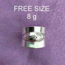 Fine Silver Rings 925 Sterling Solid Adjustable Free Size Vintage Fashion R78020