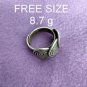 Fine Silver Rings 925 Sterling Solid Adjustable Free Size Vintage Fashion R78009