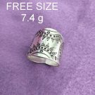 Fine Silver Rings 925 Sterling Solid Adjustable Free Size Vintage Fashion R78029
