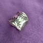 Fine Silver Rings 925 Sterling Solid Adjustable Free Size Vintage Fashion R78029