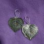 Fine Silver Earrings Sterling 925 Jewelry 10g lot18 Hook Buddha Poh Leaf 40
