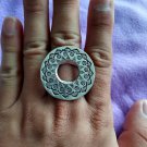 FINE SILVER RINGS 925 CRAFT FFONIWCH 은반지 FREE SIZE ARTISAN TRIBAL TRIBE R7720