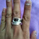 Fine Silver Rings 925 Sterling Solid Adjustable Free Size Vintage Fashion R78048