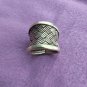 Fine Silver Rings 925 Sterling Solid Adjustable Free Size Vintage Fashion R78001