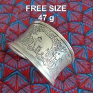 Fine Silver 925 Bracelets Bangle Jewelry Craft Cuff Vintage Styles BA211002