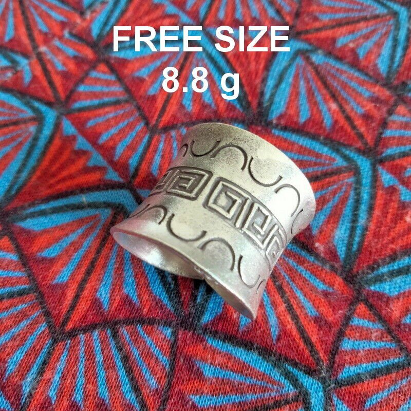 Fine Silver Rings 925 Argento Anello Vintage Jewelry Craft Artisan R641009