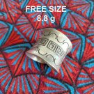 Fine Silver Rings 925 Argento Anello Vintage Jewelry Craft Artisan R641009
