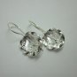 Fine Silver Earrings Sterling 925 Premium Leaf & Dew Nature Theme Collectible