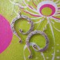 925 Fine Pure Silver Earrings Thailand Premium Jewelry Tribal Round Collectible