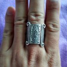 FINE SILVER RINGS 925 CRAFT FFONIWCH 은반지 FREE SIZE ARTISAN TRIBAL TRIBE R7716