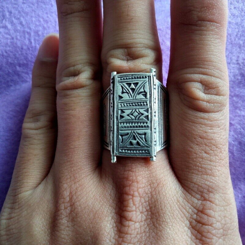 FINE SILVER RINGS 925 CRAFT FFONIWCH &igrave;��&euml;&deg;�&igrave;&sect;� FREE SIZE ARTISAN TRIBAL TRIBE R7738