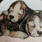 Natural Gemstone Craft Beads Jewelry Fine Arts Decorative Sleepy Puppies Dogs