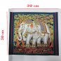 ART FABRIC SILK PRINTING SCREEN CRAFTS TRADITIONAL HINDU ELEPHANT GOD ERAWAN