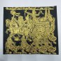 ART FABRIC SILK PRINTING SCREEN CRAFTS TRADITIONAL RAMAYANA MYTH VISHNU ARMY