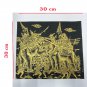 ART FABRIC SILK PRINTING SCREEN CRAFTS TRADITIONAL ANCIENT WAR HISTORICAL PIC