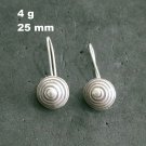 Fine Silver Earrings Sterling 925 Jewelry 4g Hook Women Vintage Cute 23803