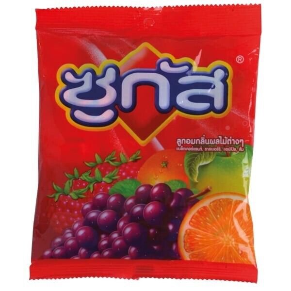 Assorted Chewy Candy 100pcs Tropical Mix Fruit Flavor SUGUS Sweet Dessert
