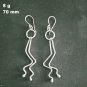 Fine Silver Earrings Sterling 925 Jewelry 8g Dangle Long Fashion Styles 23601
