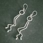 Fine Silver Earrings Sterling 925 Jewelry 8g Dangle Long Fashion Styles 23601