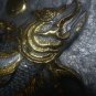 Asian Art Metal Sculpture 3D Handcraft Annonta Fish Tale Vintage Decorative Rare