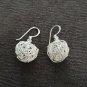 FINE SILVER EARRINGS NO STONES CRAFT VINTAGE DANGLES 4g DANGLE WELLE BALL #REE18