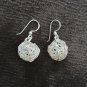 FINE SILVER EARRINGS NO STONES CRAFT VINTAGE DANGLES 4g DANGLE WELLE BALL #REE18