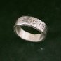 FINE SILVER RINGS SOLID HANDCRAFT FREE SIZE 10g RAW ROCK THICK BAND R23831