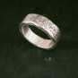FINE SILVER RINGS SOLID HANDCRAFT FREE SIZE 10g RAW ROCK THICK BAND R23831