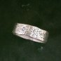 FINE SILVER RINGS SOLID HANDCRAFT FREE SIZE 10g RAW ROCK THICK BAND R23831