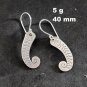 Fine Silver Earrings Sterling 925 Dangle 5g SQuid Tako Tentacle 24144