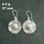 Fine Silver Earrings Sterling 925 Jewelry 6g Hook Women Vintage Dangle 23802