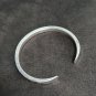 FINE Silver Bangle Bracelet 925 CRAFT Tribal 28g JEWELRY VINTAGE LINE ROD #14