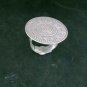 FINE SILVER RINGS SOLID HANDCRAFT FREE SIZE 7g TRIBAL ENGRAVED ROUND R23804
